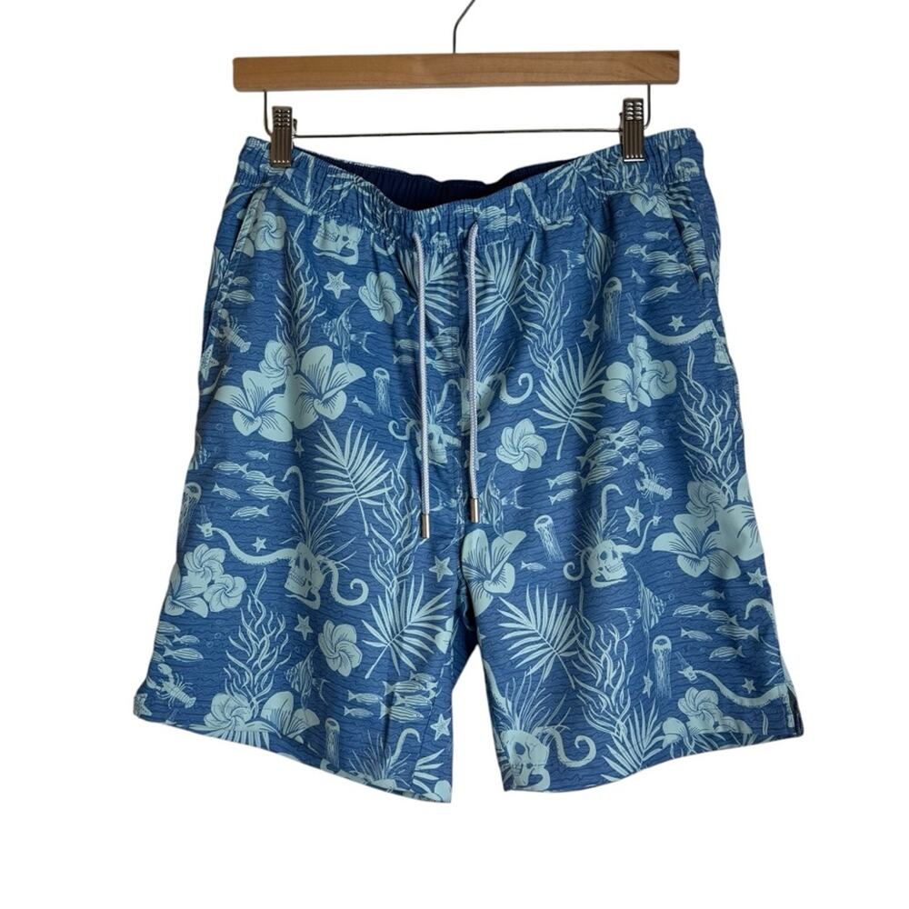 Peter Millar Skull‎ Floral Swim Trunks Shorts Men’s Size Medium Summer